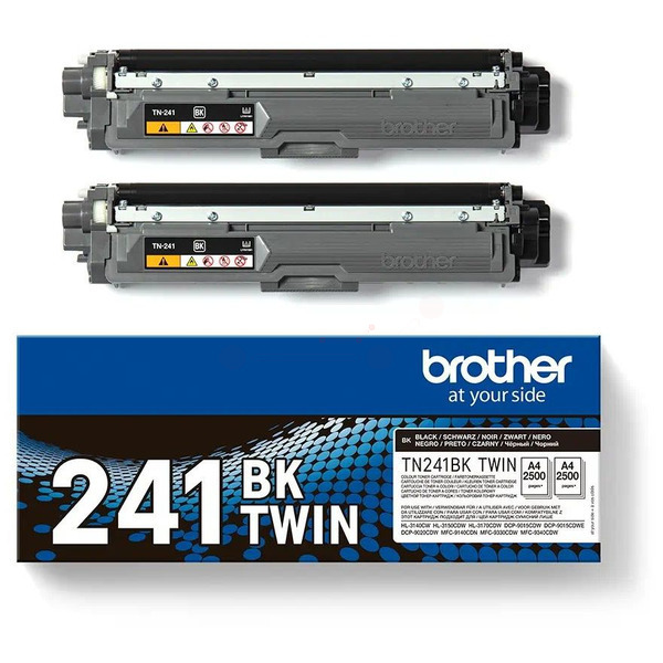 Original Brother Toner TN-241 BK TWIN / TN-241BKTWIN schwarz für TN-241BKTWIN